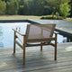 Skagerak Pelagus Outdoor Lounge Chair in Sand — lifestyle