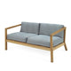 Skagerak Virkelyst Outdoor 2 Seater Sofa in Ash — packshot