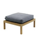 Skagerak Virkelyst Outdoor Pouf in Ash — packshot