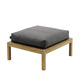 Skagerak Virkelyst Outdoor Pouf in Charcoal — packshot