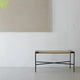 Skagerak Vent Bench in Black — lifestyle