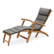 Skagerak Barriere Deck Chair Cushion in Charcoal — packshot