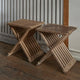 Skagerak Fionia Low Stool in Teak — lifestyle
