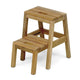 Skagerak Dania Step Ladder & Low Stool in Teak — packshot