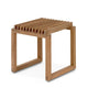 Skagerak Cutter Teak Outdoor Stool in Untreated Teak — packshot