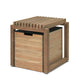 Skagerak Cutter Box High with Cutter Stool Teak — packshot