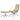 Vitra Eames EA 222 Soft Pad Lounge Chair in Leather, with EA 223 Soft Pad Stool — studio