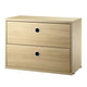 String System Chest of Drawers in Oak 58cm — packshot
