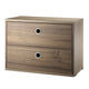 String System Chest of Drawers in Walnut 58cm — packshot