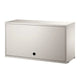  String System Cabinet Flip Door in Beige Lacquered W78cm — packshot