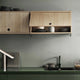 String System Cabinet Flip Door in Ash (Clear Lacquer) — lifestyle, kitchen