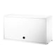  String System Cabinet Flip Door in White Lacquered W78cm — packshot