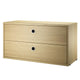String System Chest of Drawers in Oak 78cm — packshot