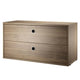 String System Chest of Drawers in Walnut 78cm — packshot