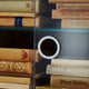 String System Display Cabinet in Oak (Clear Lacquer) — studio, detail
