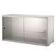 String System Display Cabinet in Beige Lacquered — packshot
