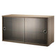 String System Display Cabinet in Walnut (Clear Lacquer) — packshot
