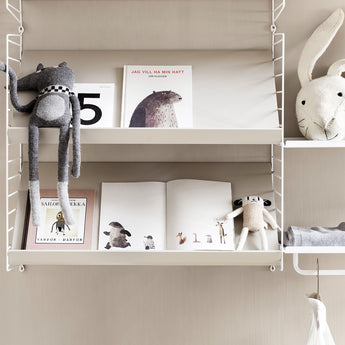 String System Wooden Magazine Shelf