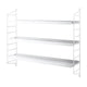 String Pocket Metal Shelving in White — packshot