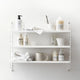 String Pocket Metal Shelving in White — studio, bathroom