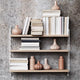 String Pocket Shelving in Oak/White — lifestyle
