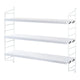 String Pocket Shelving in White/White — packshot
