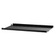String System Metal Shelf Low Edge in Black, 58cm — packshot