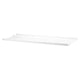 String System Metal Shelf Low Edge in White, 78cm — packshot