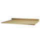 String System Work Desk Wooden Shelf W78cm in Oak (Clear Lacquer) — packshot