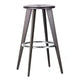 Vitra Tabouret Haut Stool in Solid Dark Oak — packshot