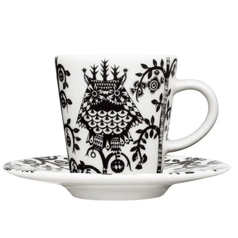 iittala Taika Espresso Cup And Saucer Black