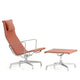 Vitra Eames EA 125 Aluminium Group Stool, with Vitra Eames EA 124 Aluminium Group Chair — packshot, detail