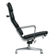 Vitra Eames EA 222 Soft Pad Lounge Chair in Leather Nero — packshot