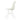 Vitra Eames Plastic Side Chair DSR White Powder Coated Base Pebble Seat Shell