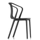 Vitra Belleville Armchair Plastic in Deep Black — packshot, detail