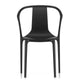 Vitra Belleville Armchair Plastic in Deep Black — packshot, detail