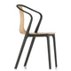 Vitra Belleville Armchair Wood in Natural Oak — packshot, detail