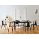 Vitra Belleville Armchair Plastic — lifestyle, dining room with Vitra Belleville Chair Plastic