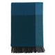 Vitra Colour Block Blanket in Black/Blue — packshot, detail