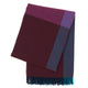 Vitra Colour Block Blanket in Blue/Bordeaux — packshot, detail