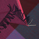 Vitra Colour Block Blanket in Blue/Bordeaux — studio, detail