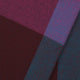 Vitra Colour Block Blanket in Blue/Bordeaux — studio, detail