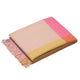 Vitra Colour Block Blanket in Pink/Beige — packshot