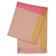 Vitra Colour Block Blanket in Pink/Beige — packshot, detail