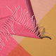 Vitra Colour Block Blanket in Pink/Beige — studio, detail