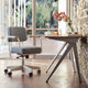 Vitra Fauteuil Direction Pivotant — lifestyle, with Vitra Compas Direction Desk