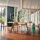 Vitra Abat-Jour Conique — lifestyle, with Vitra EM Dining Table, Standard Chair and Potence