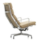 Vitra Eames EA 222 Soft Pad Lounge Chair in Leather — packshot, detai