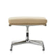 Vitra Eames EA 223 Soft Pad Stool front view leather
