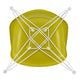 Vitra Eames Plastic Armchair RE DAR in 34 Mustard RE / White Powder Coated — packshot, detail
